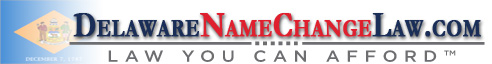 Delaware Name Change Law